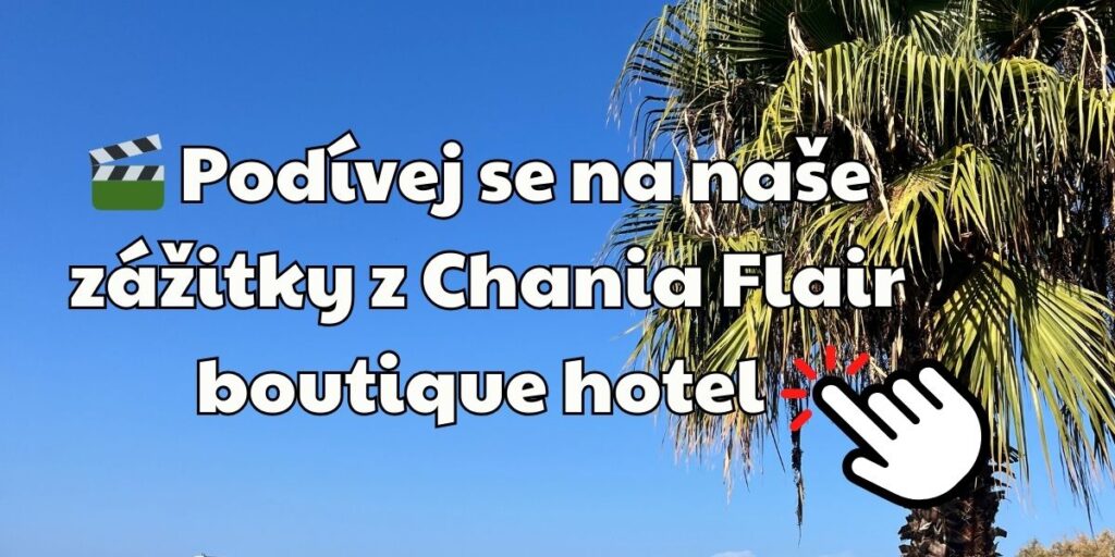 YouTube banner s videi z návštěvy Chania Flair Boutique Hotel v Chanii na Krétě